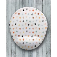 Küçük Yıldız Oval Bilek Destekli Mouse Pad