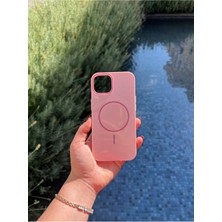 Kokoş İşler Simli İPHONE14 Magsafe Destekli Telefon Kılıfı