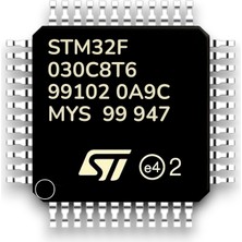 Elektromall STM32F030C8T6 48LQFP 32-Bit 48MHZ Mikrodenetleyici Orjinal - 1 Adet