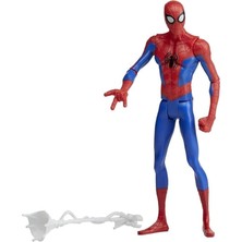 Spider-Man: Across The Spider-Verse Spider-Man Oyuncağı, Web Aksesuarlı15 cm Aksiyon Figür, 4 Yaş ve Üzeri Çocuklar Için Oyuncaklar