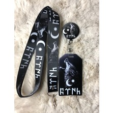 Hediyebum Göktürk Boyun Askısı Yoyo ve Kartlık Set