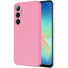 Caseworld Samsung Galaxy A17 Kapak Içi Kadife Kamera Korumalı Lansman Silikon Kılıf - Pembe