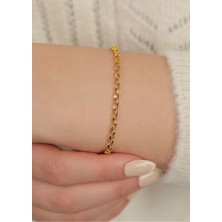 Kuyumcu Nurettin 1.90 gr (Gram) Doc Halkalı Kunye 22(916) Ayar Altın (Unisex)