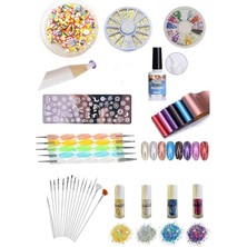 Nail Art Seti 9 Parça Tırnak Süsleme Seti 554941321487