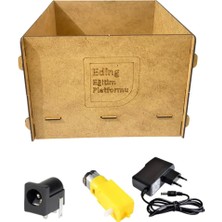 Eding Spin Art & Sanat Ressam Resim Sulu ,akrilik Boya Resim Sanatı Bilim Şenliği Etkinlik Robotu Stem Set