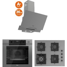 Ferre  Fryart-Steam SERISI(QEP64CPR-SC408-D065) Ankastre Set