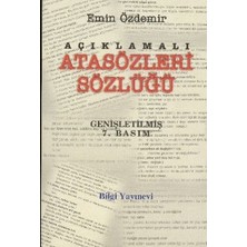 Bilgi Yayınevi Açıklamalı Atasözleri Sözlüğü