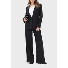 Armani Exchange Wide Leg Yüksek Bel Geniş Paça Pantolon Bayan Pantolon XW001264 AF16148 UC001