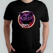 Pixxa Poppy Playtime 3 Catnap %100 Pamuklu Bisiklet Yaka T-Shirt Model 1