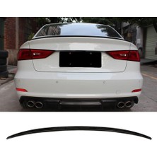 Audi A3 2013-2020 Plastik Parlak Siyah S3 Spoiler
