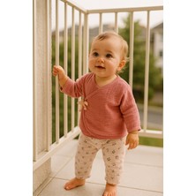 Kidaxi Bebek Müslin Zıbın Patiksiz Alt Takım - 1-3 / 3-6 / 6-9 Ay