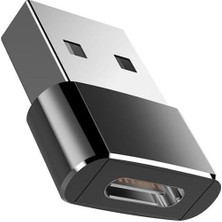 Yenibağ ADS-613 USB 3.1 To Type-C 10 Gbps Gen2 Yüksek Hızlı Data Şarj Çevirici Dönüştürücü Adaptör Siyah
