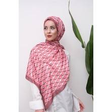 Eyşan İpek Modern Geometrik Desenli Dijital Soft Şal