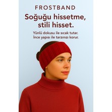 Frostband Serisi – Yünlü Kafa Kulak Bandı-Bordo
