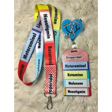 Hediyebum Sağlıkçı Temalı Boyun Askı Ipi Yoyo ve Kartlık Set