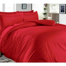 Happy Cotton %100 Pamuk Saten Nevresim Takımı Çift Kişilik Otel ve Ev Tipi 2 Yastık Kılıfı ve Çarşafı Lastiksiz