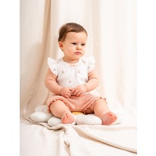 Kidaxi Jakarlı Baskılı Kız Bebek 2’li Takım | Şık ve Konforlu Tasarım | 3-24 Ay