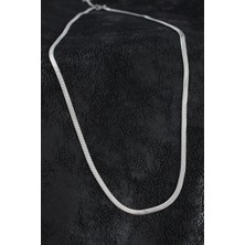 MCM Group 316L Çelik Klasik Italyan Zincir Model Gümüş Renk Erkek Kolye - Lisinya