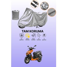 Dokaca Gri Keeway Arn 125 Uyumlu Motosiklet Brandası, Koruyucu Örtü, Motor Branda