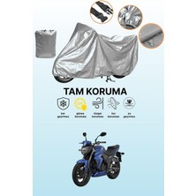 Dokaca Gri Sym Wolf Sb 250 Nı Uyumlu Motosiklet Brandası, Koruyucu Örtü, Motor Branda