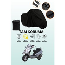 Dokaca Siyah Bisan Pasific 150 Uyumlu Motor Branda, Koruyucu Örtü, Motosiklet Brandası