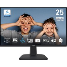 MSI Msı Pro MP251 24.5" 1 Ms Full Hd IPS 100 Hz Monitör - Outlet