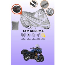 Dokaca Gri Arka Çanta Uyumlu Yamaha Niken Gt Uyumlu Motor Brandası, Koruyucu Örtü