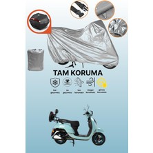 Dokaca Gri Arka Çanta Uyumlu Arora Ar 50-8 Espresso Uyumlu Motor Brandası, Koruyucu Örtü