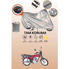 Dokaca Gri Arka Çanta Uyumlu Falcon Attack 100 Uyumlu Motor Brandası, Koruyucu Örtü