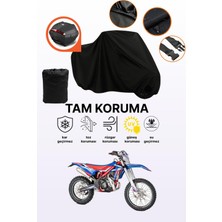 Dokaca Siyah Arka Çanta Uyumlu Beta Rr 2t Enduro 250 Uyumlu Motosiklet Brandası, Koruyucu Örtü