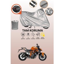 Dokaca Gri Arka Çanta Uyumlu Ktm 1290 Super Duke R Uyumlu Motor Brandası, Koruyucu Örtü
