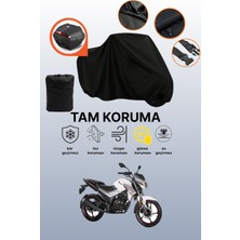 Dokaca Siyah Arka Çanta Uyumlu Rks Titanium 220 Uyumlu Motosiklet Brandası, Koruyucu Örtü