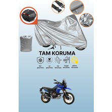Dokaca Gri Arka Çanta Uyumlu Yamaha Tenere 700 Extreme Uyumlu Motor Brandası, Koruyucu Örtü
