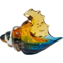 Lara Decor Mavi Amber Küçük Cam Deniz Kabuğu