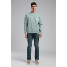 Lee Cooper Livos Erkek O Yaka Sweatshirt Mint