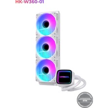 Loving Cool Lovıngcool Intel / Amd Destekli Argb Fanlı Infinite Panel Cpu Işlemci 360MM Sıvı Soğutma Sistemi