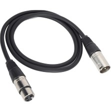 3 M Siyah Xlr Erkek Dişi Mikrofon Kablosu | Profesyonel Ses Ekipman Kablosu