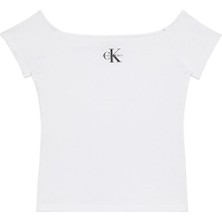 Calvin Klein Kadın Beyaz Gömlek