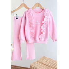 Miniğimin Cicileri Uncrn Fisto Detaylı Kız Çocuk 2 li takım - Pembe