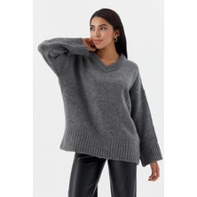 Shopping Shop V Yaka Oversize Kazak ANTRASIT