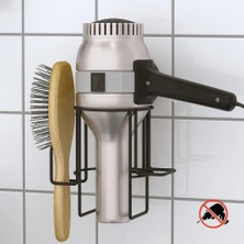 Evistro Vakumlu Saç Kurutma Makinası Askılığı Siyah