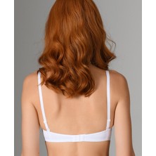 Intive Lingerie Nbb Desteksiz Balenli V Yaka Kesim Cuplı Basic Klasik Kesim Sütyen- 3532