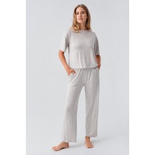 Artış Collection Kısa Kollu Esnek Viskoz Pijama Takım 18215