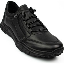 Babalı 246 Restfull Siyah Deri Günlük Erkek Ayakkabı