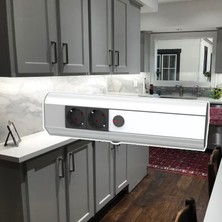Scs Pazar Tezgah Altı Priz Kasası Ledli
