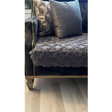 Lusso Stile Siena Antrasit Koltuk Örtüsü 100x240