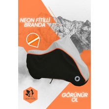 Autoen Turuncu Fitilli Arora Ar 10000 Moped Motosiklet Brandası-Gri-Siyah-(4mevsim)