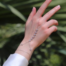 Necati Gün Yıldız Sıralı Taşlı Gümüş Şahmeran