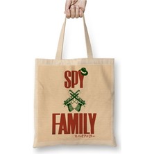 Toyaso Spy x Family Gangster Style Bez Çanta Uzun Saplı Alışveriş Çantası Plaj Çantası