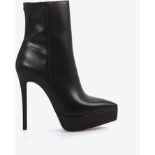 Kemal Tanca Hakiki Deri Kadın Topuklu Bot 17